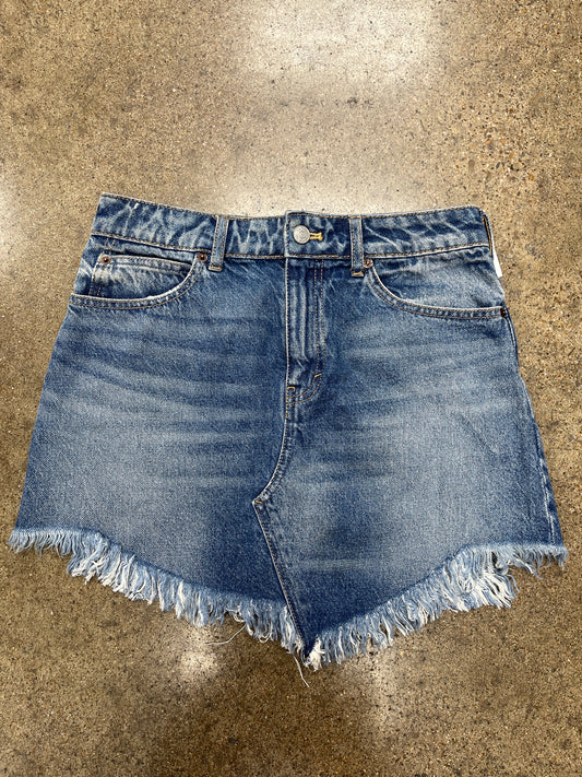 Skirt Mini & Short By We The Free In Blue Denim, Size:2