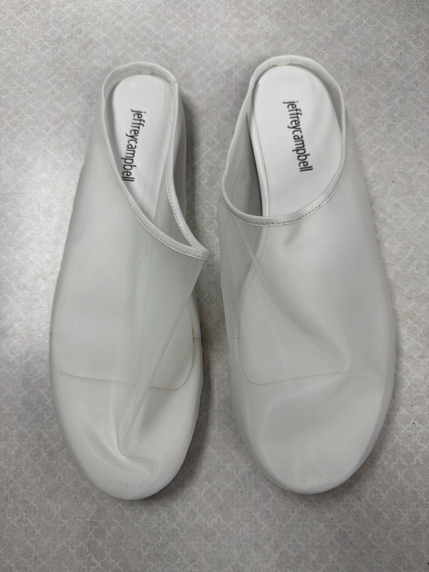 Shoes Flats By Jeffrey Campbell In White, Size:8
