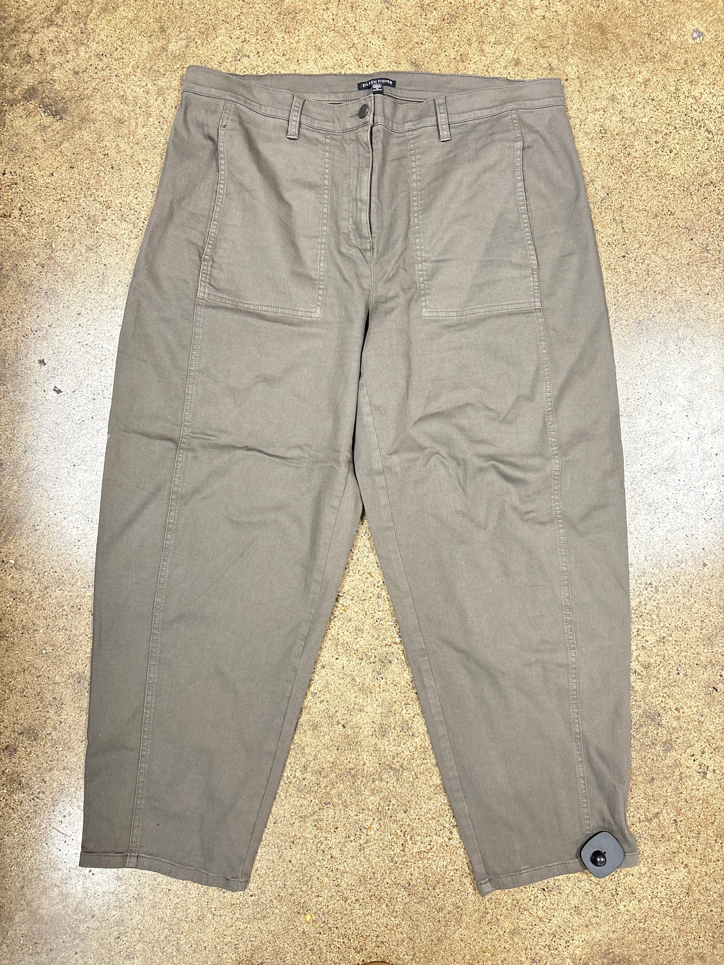 Pants Other By Eileen Fisher In Grey, Size:Xl