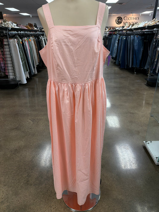 Dress Casual Maxi By Lane Bryant In Pink, Size:18