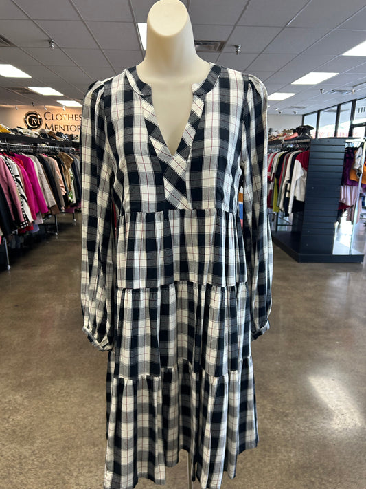 Dress Casual Short By Maeve In Plaid Pattern, Size:S