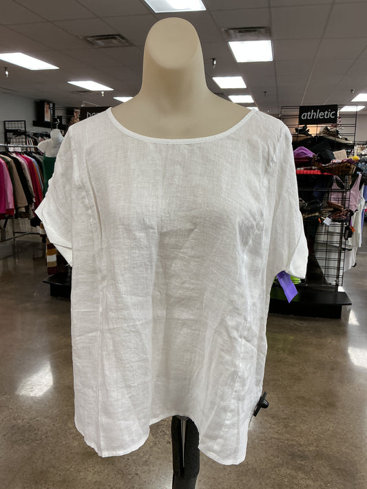 Top Ss By Pure Jill In White, Size:Sp