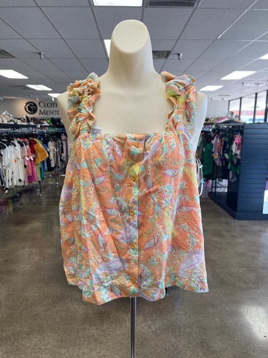 Top Sleeveless By Dear John In Floral Print, Size:S