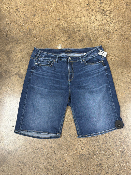 Shorts By Silver In Blue Denim, Size:20