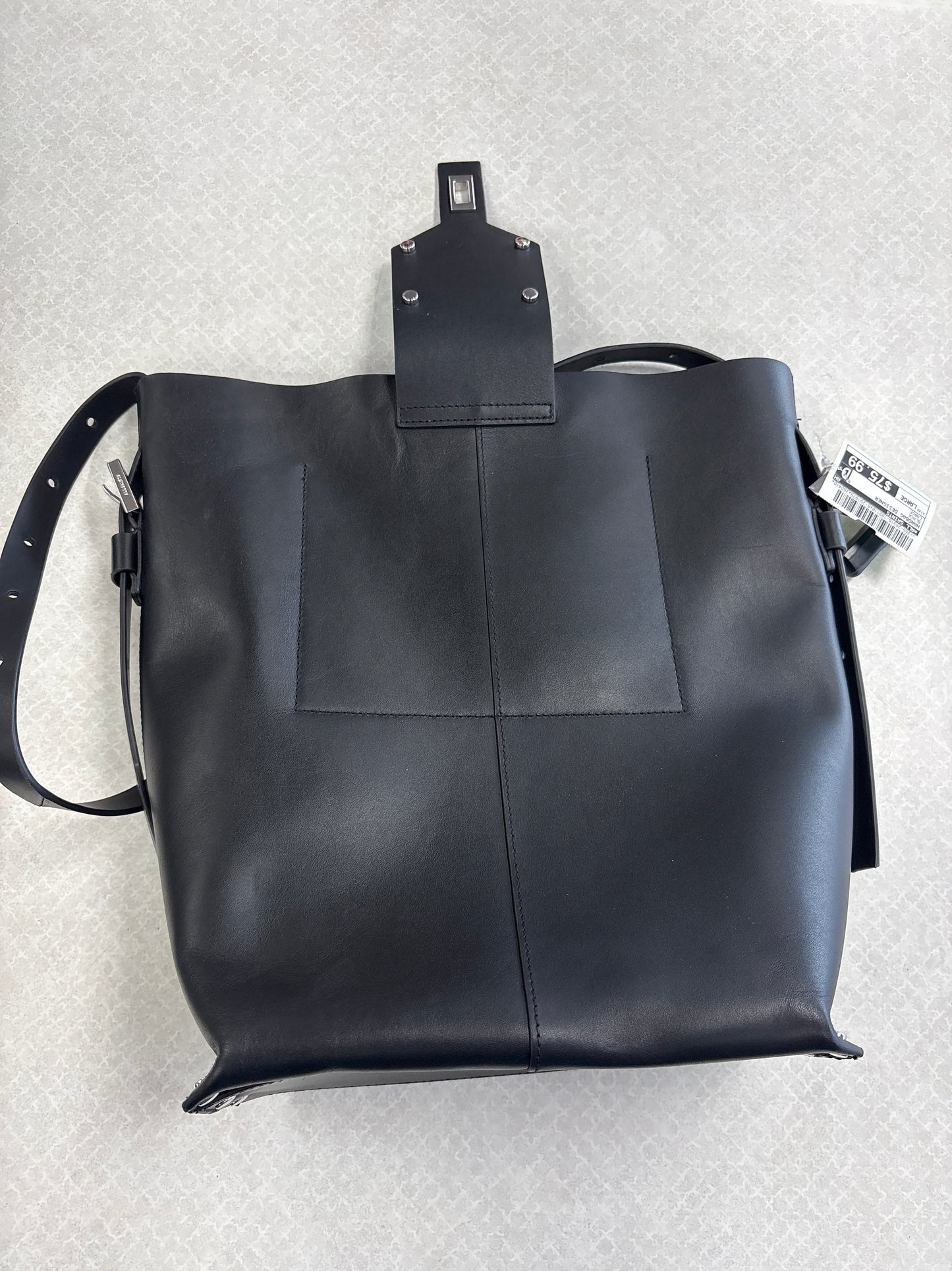 Handbag Designer By All Saints In Black, Size:Large