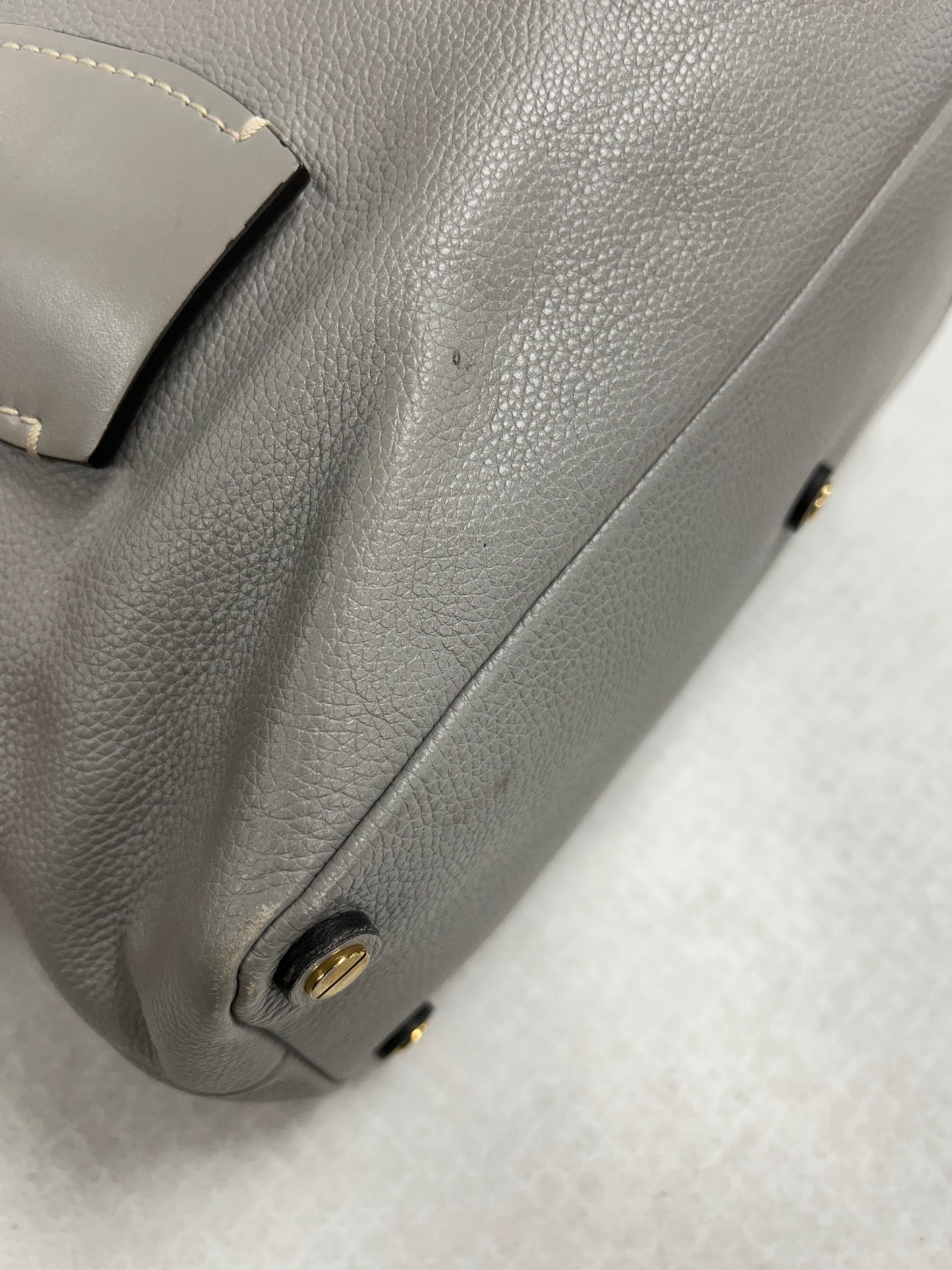 Handbag Luxury Designer By Chloe In Grey, Size:Medium