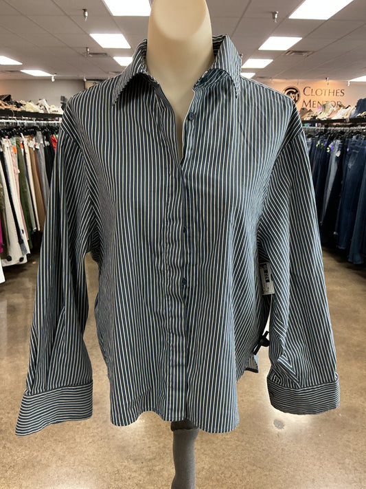Top Ls By Reformation In Blue & White, Size:Xs