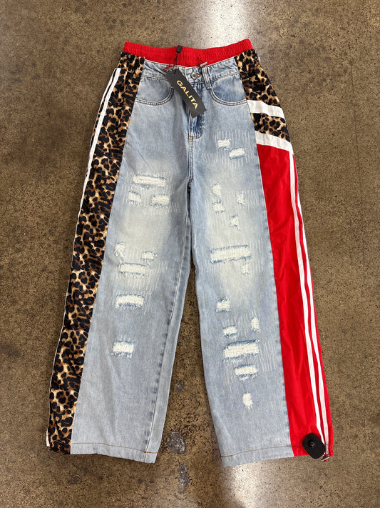 Jeans Straight By Clothes Mentor In Blue Denim, Size:M