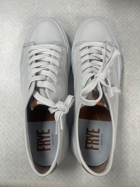 Shoes Designer By Frye In White, Size:7.5