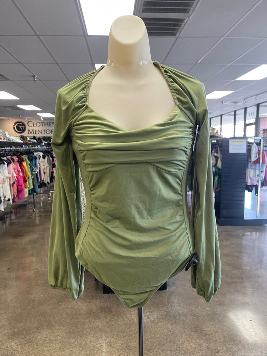 Bodysuit By Le Lis In Green, Size:M