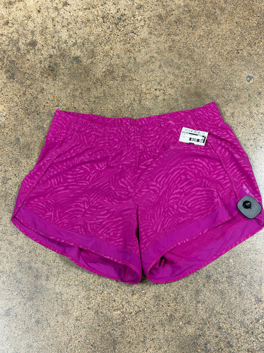 Athletic Shorts By Athleta In Pink, Size:M
