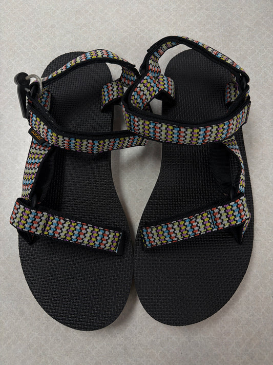 Sandals Flats By Teva In Multi, Size:9