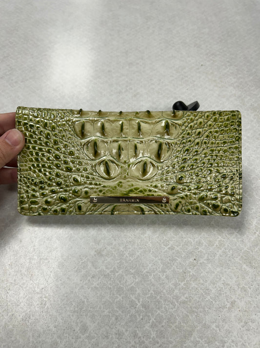 Wallet Designer By Brahmin In Green, Size:Medium
