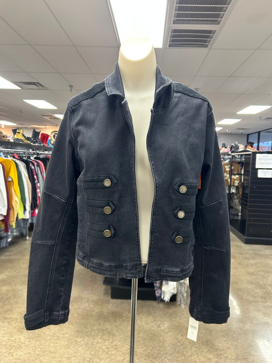Jacket Denim By Pilcro In Black, Size:M