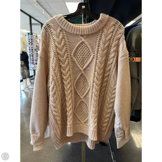 Sweater By Promesa In Tan, Size: S
