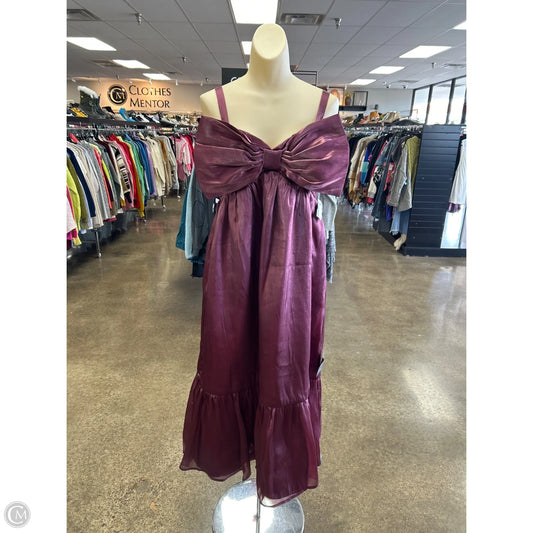 Dress Party Long By Lulus In Purple, Size: M
