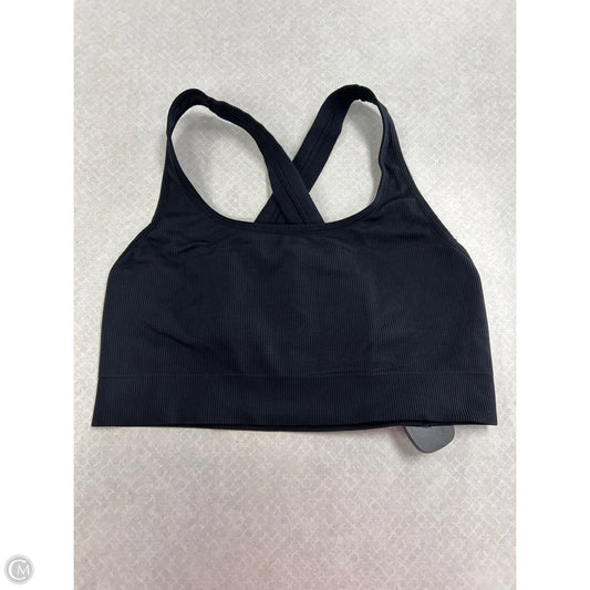 Athletic Bra By Athleta In Black, Size: L