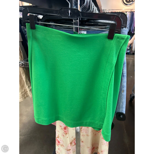 Skirt Mini & Short By H&m In Green, Size: M