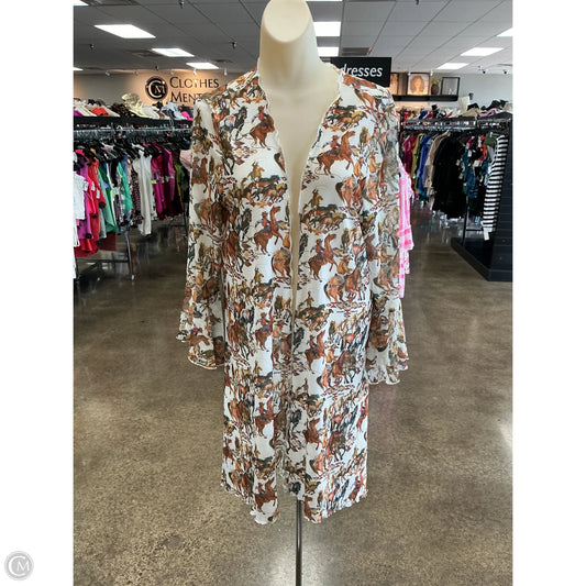 Kimono By Clothes Mentor In Multi-colored, Size: S