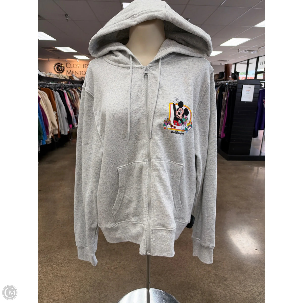 Jacket Other By Disney In Grey, Size: M