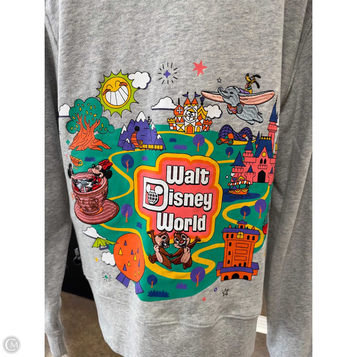 Jacket Other By Disney In Grey, Size: M