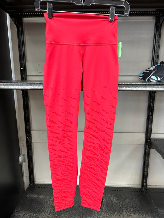 Athletic Leggings By Lululemon In Red, Size: 2