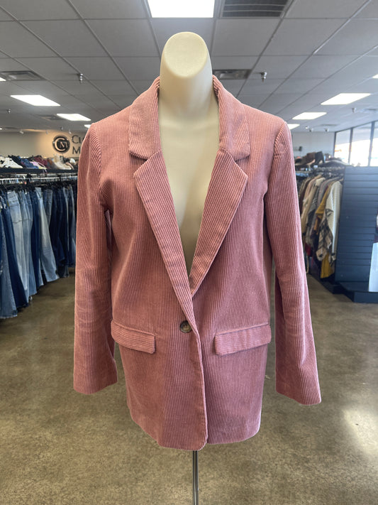 Blazer By Clothes Mentor In Pink, Size: S