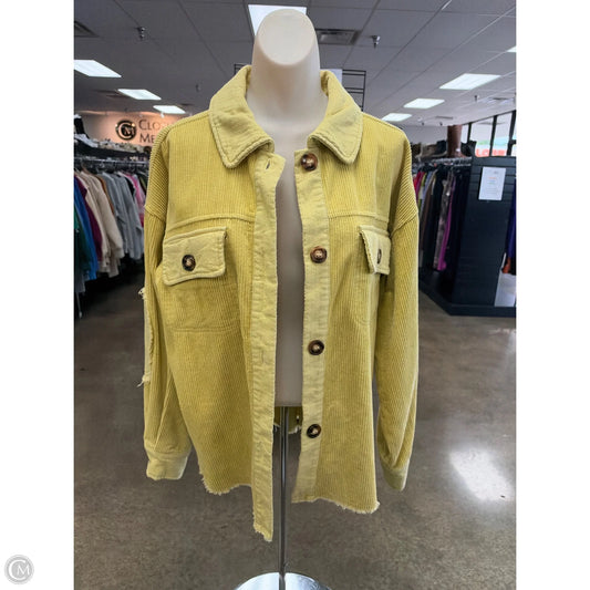 Top Long Sleeve By Jodifl In Yellow, Size: M