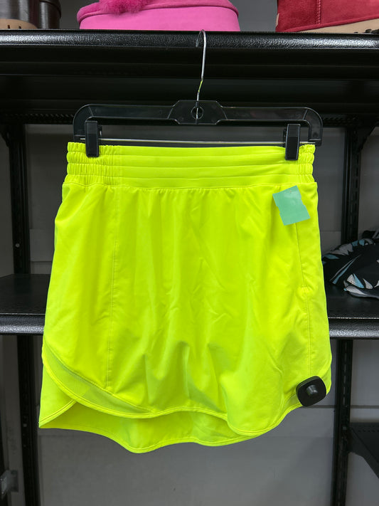 Athletic Skort By Lululemon In Green, Size: 6