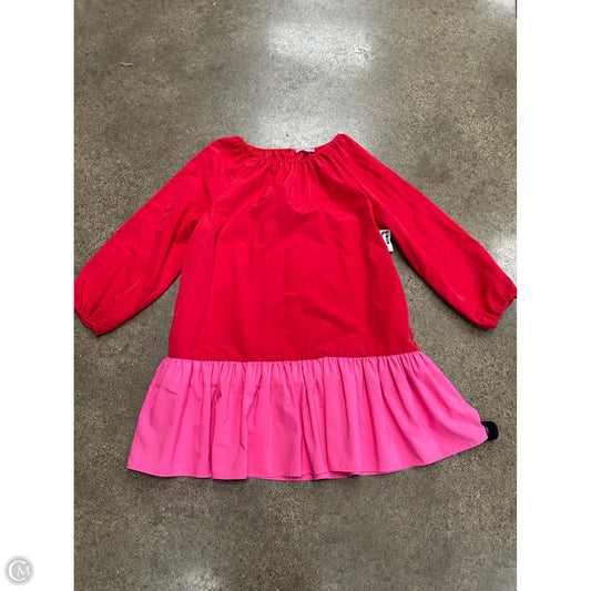 Dress Casual Short By Cmb In Pink & Red, Size: 10