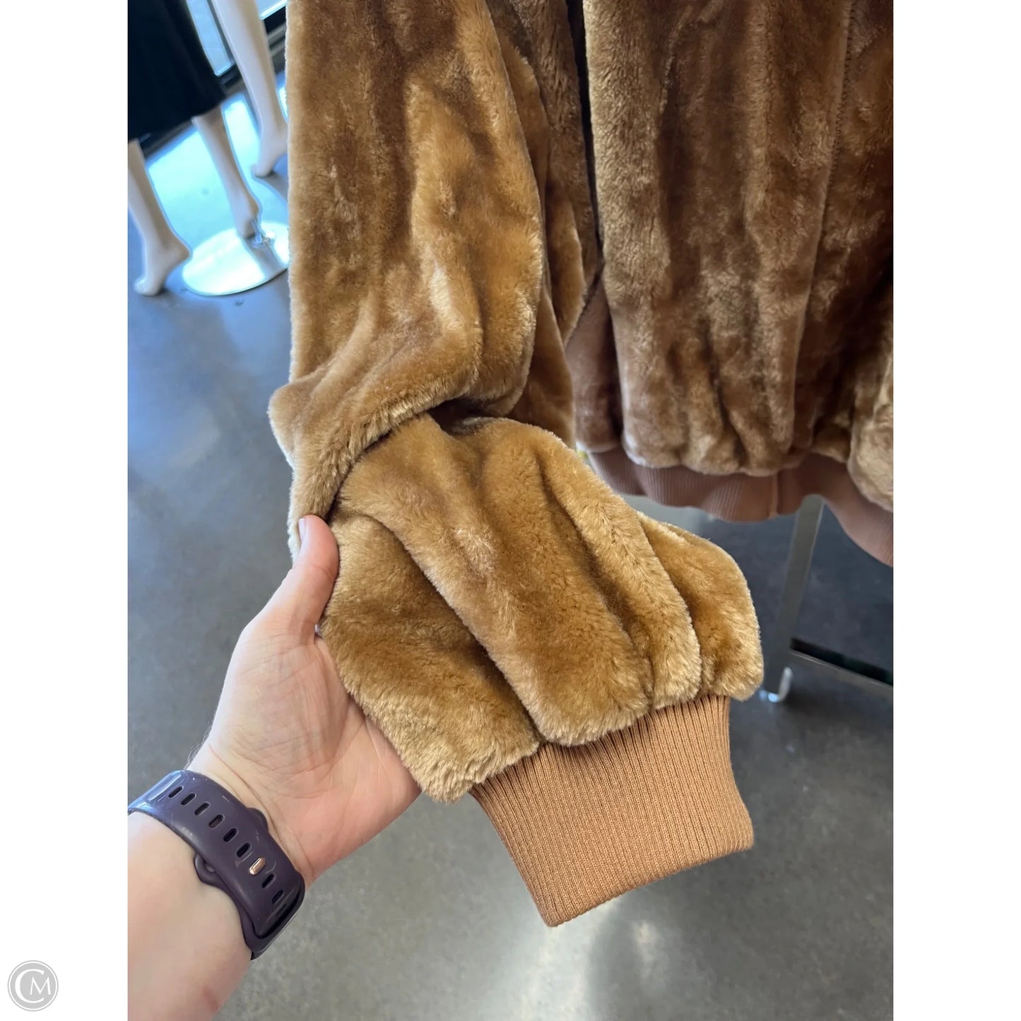 Jacket Designer By Ugg In Brown, Size: Xl