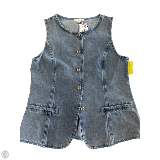 Vest Other By Entro In Blue Denim, Size: M