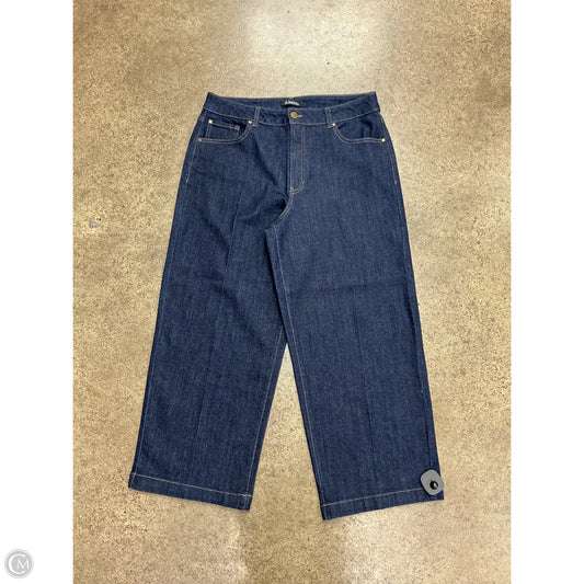 Jeans Wide Leg By D Jeans In Blue Denim, Size: 12