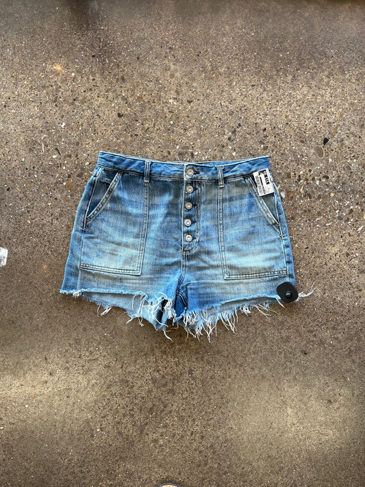 Blue Denim Shorts We The Free, Size 10