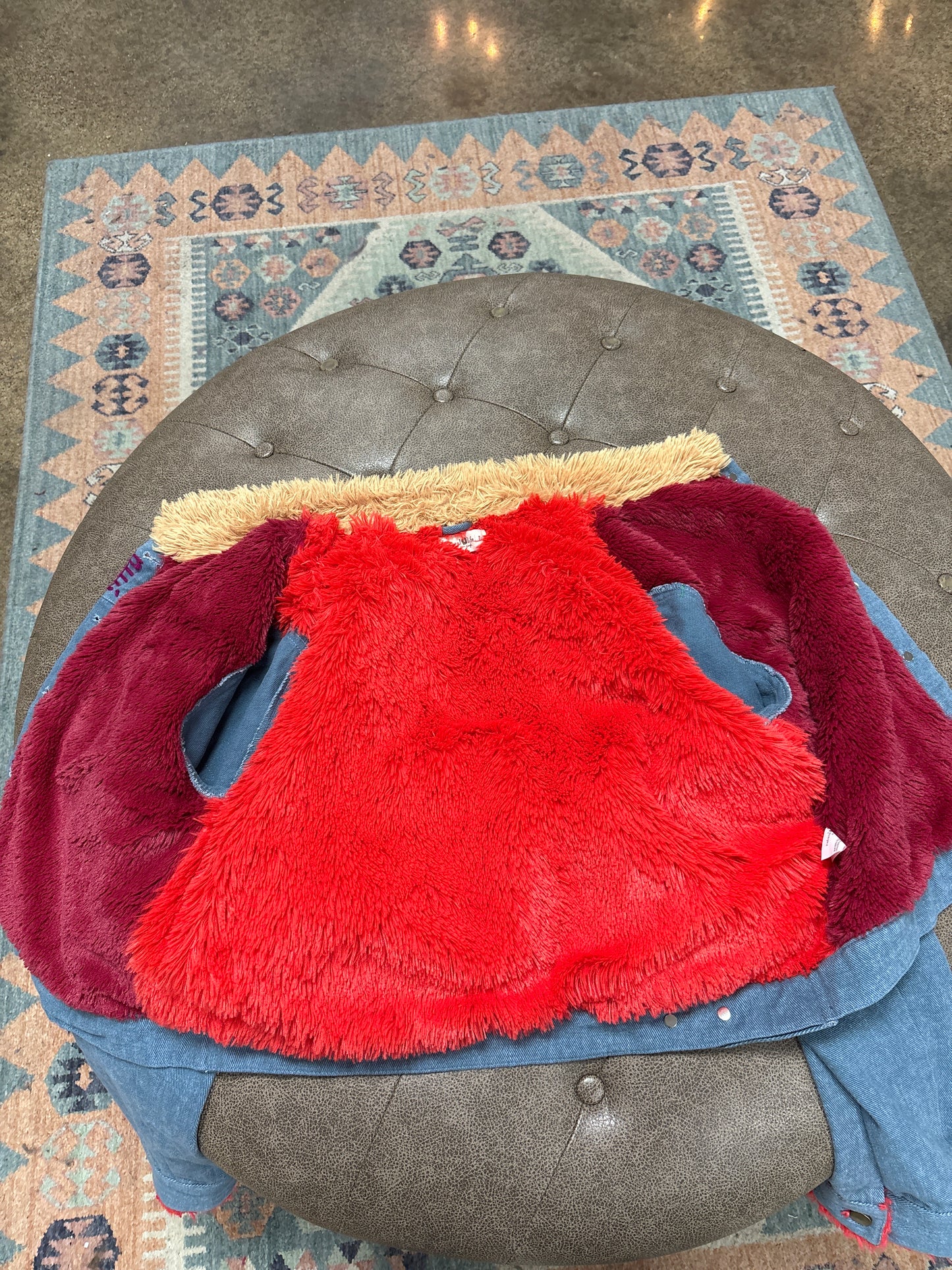 Jacket Denim By Natural Life In Blue Denim, Size:L