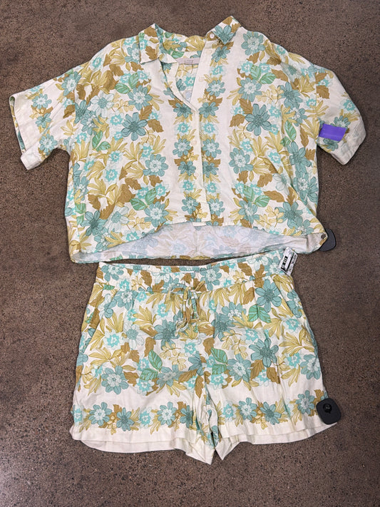 Shorts Set By Loft In Green, Size:L