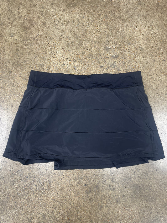 Athletic Skort By Lululemon In Black, Size:14