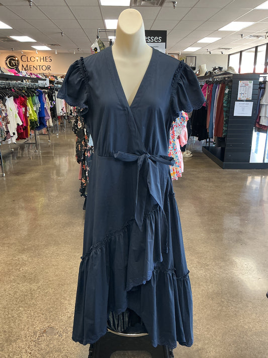 Dress Casual Maxi By Caballero In Navy, Size:M