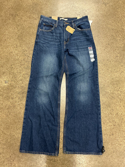 Jeans Boot Cut By Levis In Blue Denim, Size:8