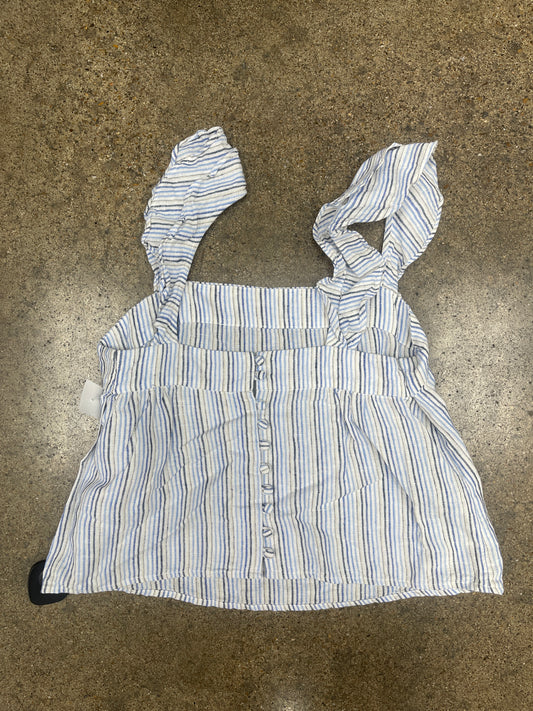 Top Sleeveless By Line & Dot In Striped Pattern, Size:S