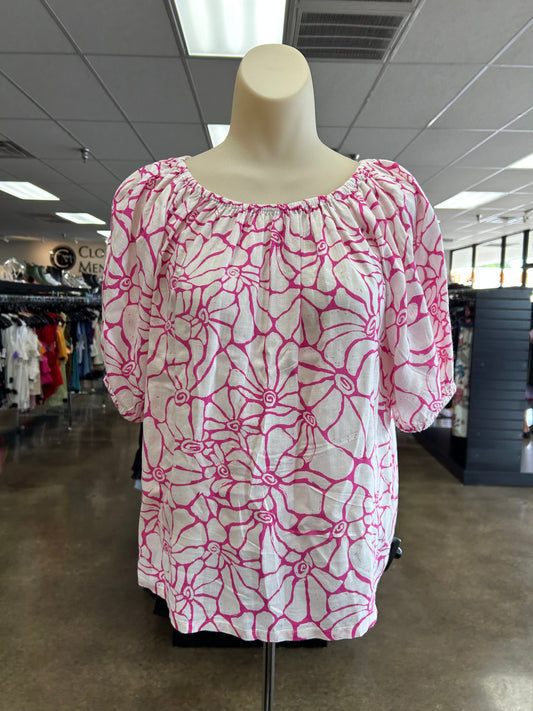 Top Ss By Sonoma In Pink & White, Size:Xs