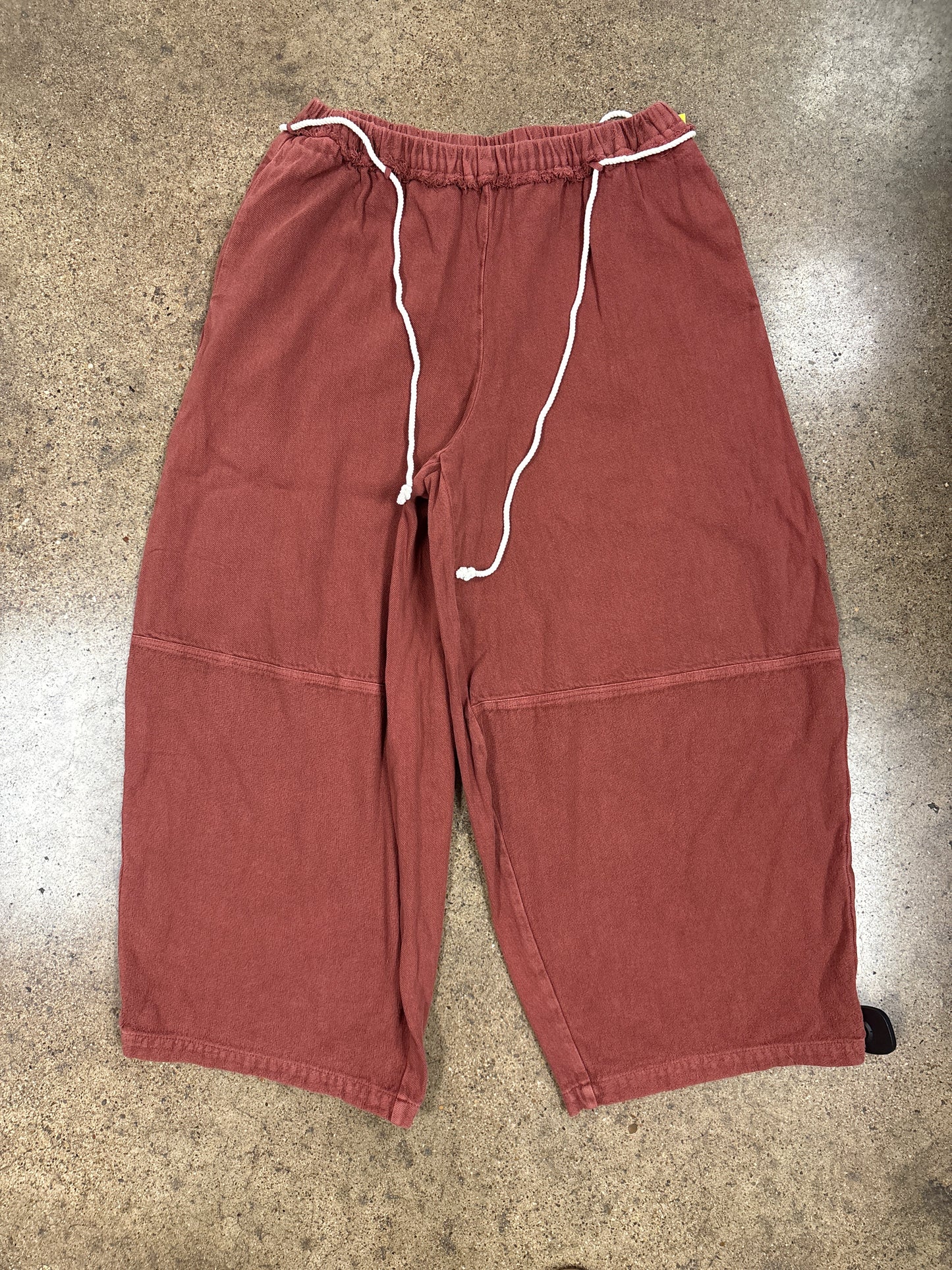 Pants Wide Leg By Free People In Brown, Size:L