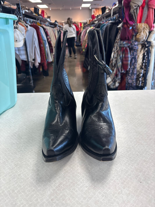 Boots Western By Clothes Mentor In Black, Size:9.5