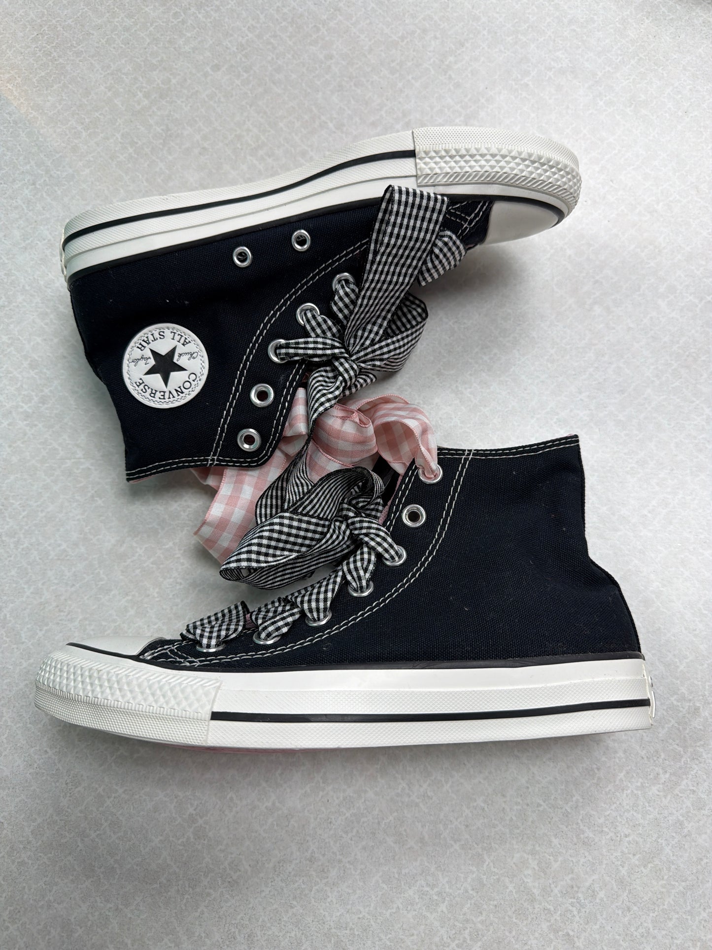 Shoes Sneakers By Converse In Black & Pink, Size:6