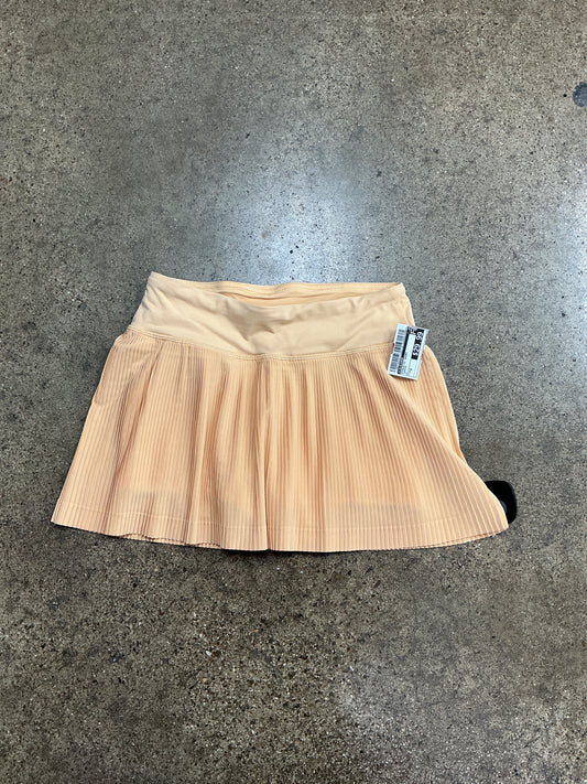 Athletic Skort By Lululemon In Orange, Size:0