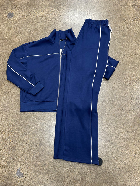 Lounge Set Pants By Btfbm In Navy, Size:M