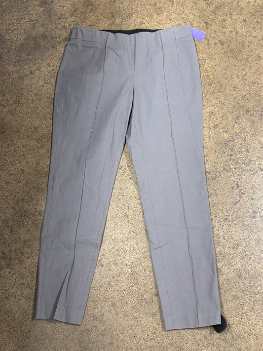 Pants Designer By Lafayette 148 In Grey, Size:10