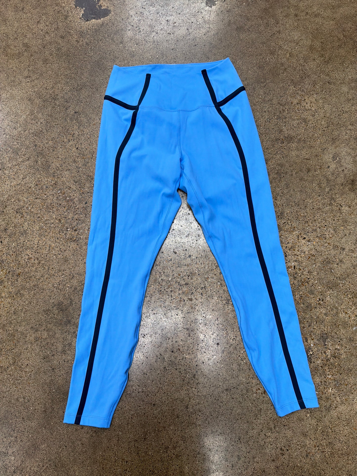 Athletic Leggings By Nike Apparel In Blue, Size:M