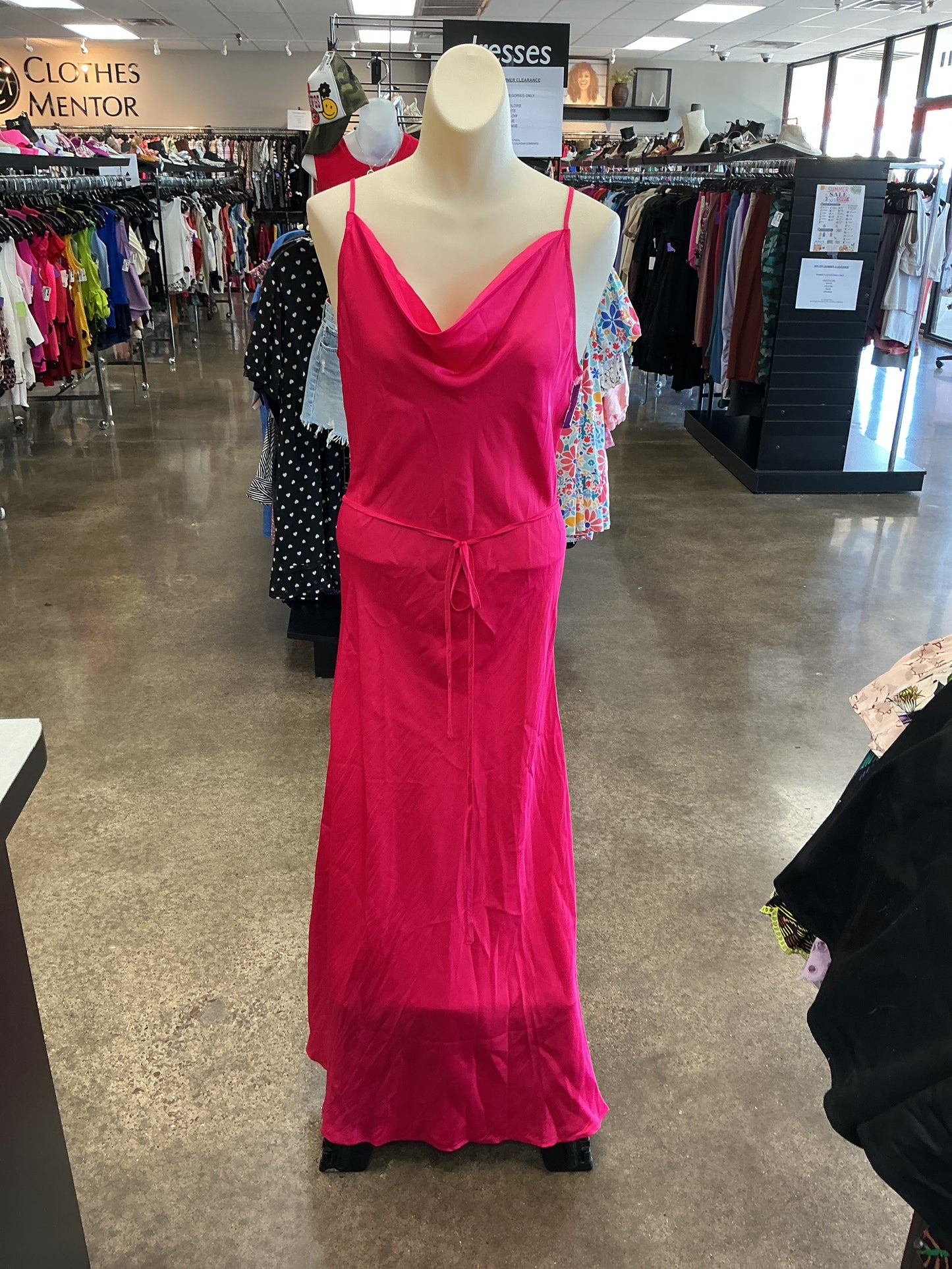 Dress Party Long By Versona In Pink, Size:M