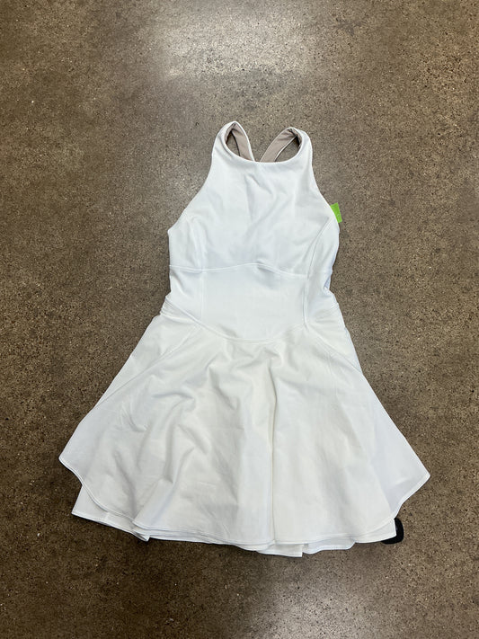 Athletic Dress By Lululemon In White, Size:4